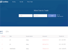 Tablet Screenshot of coinbee.com